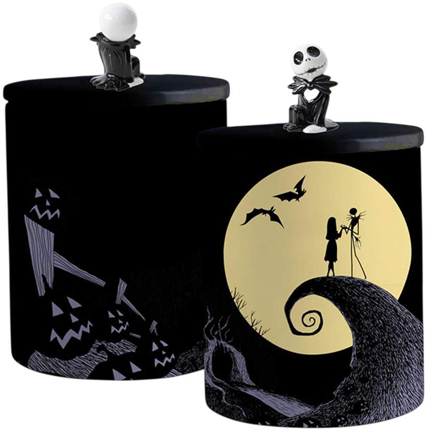 Nightmare Before Christmas Medium Canister & Lid by Zrike-1
