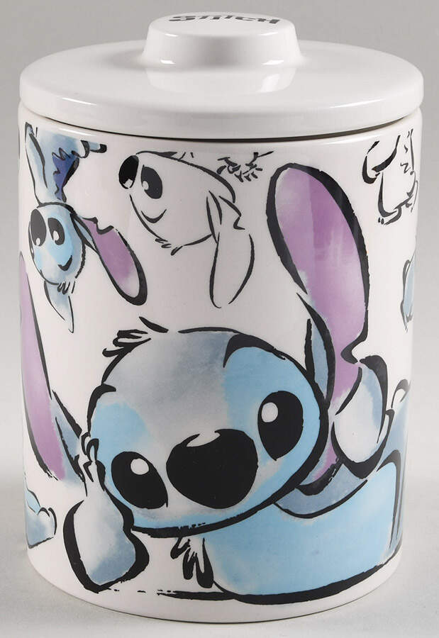 Stitch Small Canister & Lid by Zrike-1
