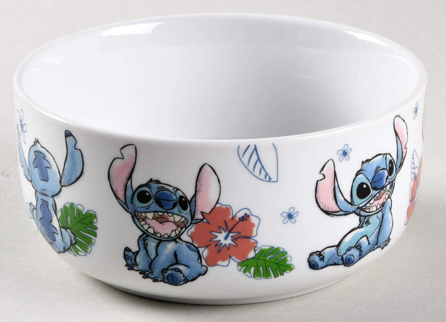 Stitch 16 Oz Round Plastic Microwave Bowl No Vent Lid by Zrike-1