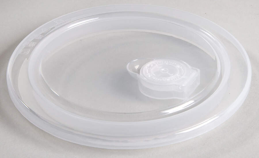 Stitch Vented Lid for 26 Oz Round Plastic Microwave Bowl by Zrike-1