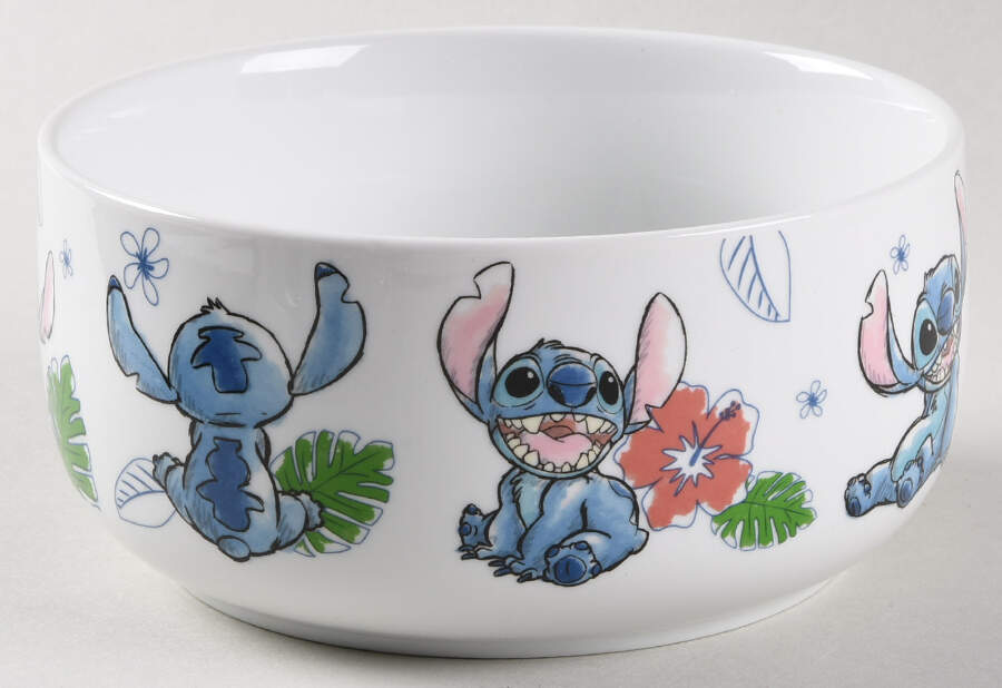 Stitch 26 Oz Round Plastic Microwave Bowl No Vented Lid by Zrike-1