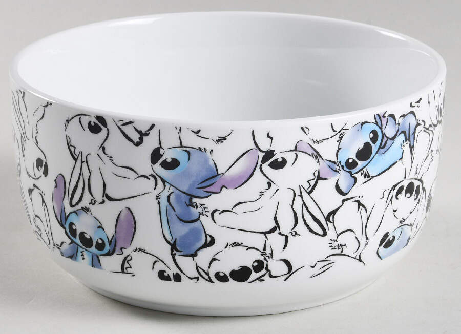 Stitch 32 Oz Round Plastic Microwave Bowl No Vent Lid by Zrike-1