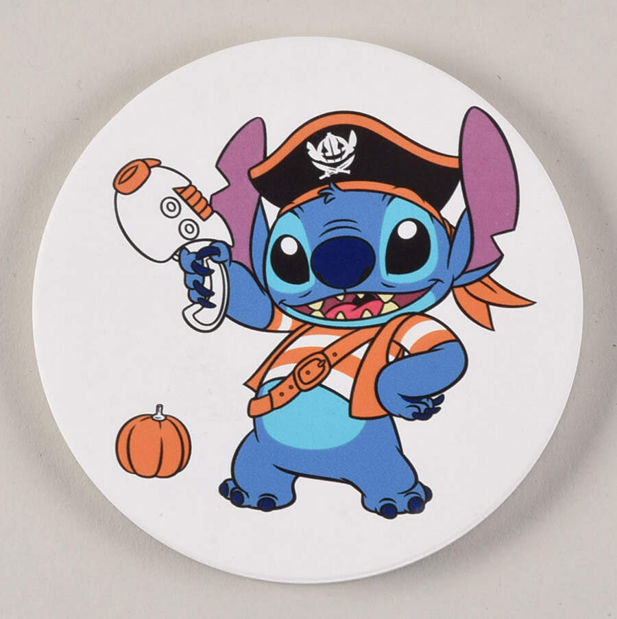 Stitch Corkback Coaster by Zrike-1