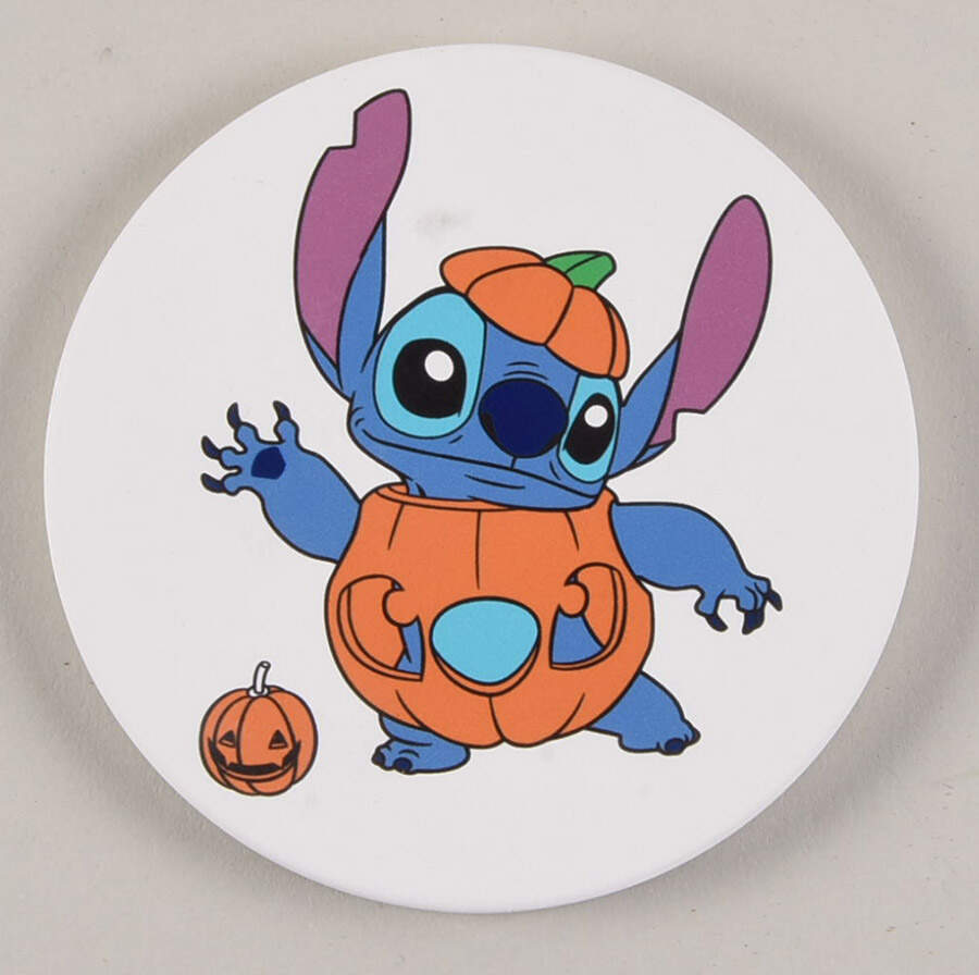 Stitch Corkback Coaster by Zrike-1