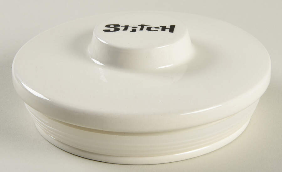 Stitch Lid for Large Canister by Zrike-1