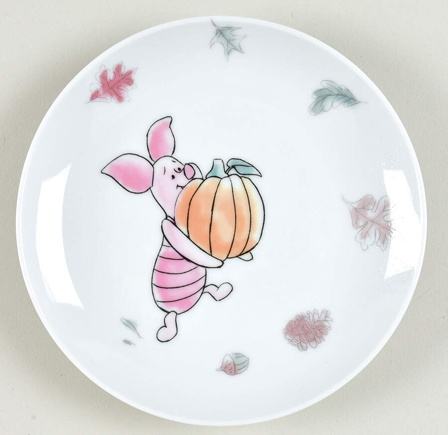 Winnie the Pooh Falling Leaves Appetizer Plate by Zrike-1