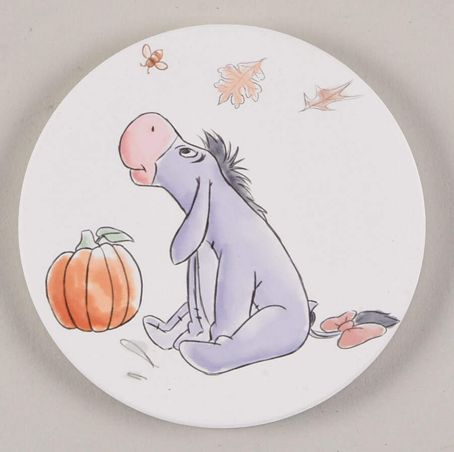 Winnie the Pooh Falling Leaves Coaster by Zrike-1