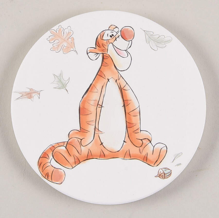 Winnie the Pooh Falling Leaves Coaster by Zrike-1