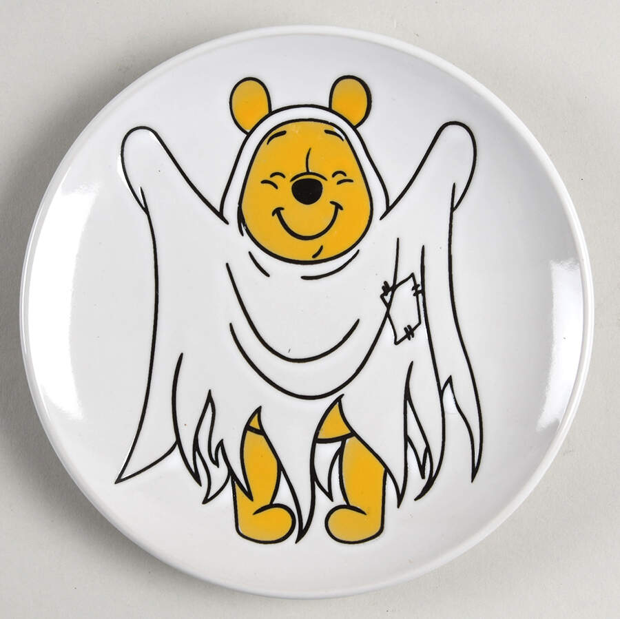 Winnie the Pooh Falling Leaves Appetizer Plate by Zrike-1