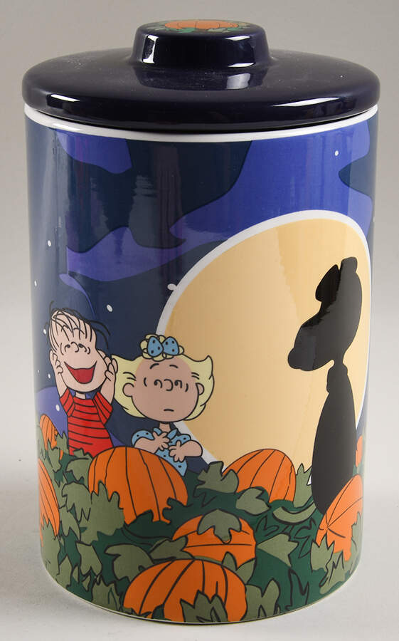 Peanuts Halloween Medium Canister & Lid by Zrike-1