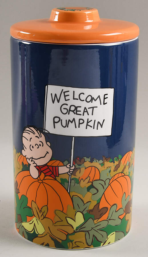 Peanuts Halloween Large Canister & Lid by Zrike-1
