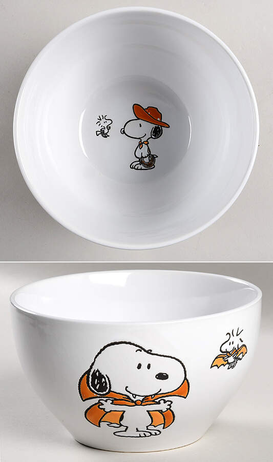Peanuts Halloween Noodle Bowl by Zrike-1