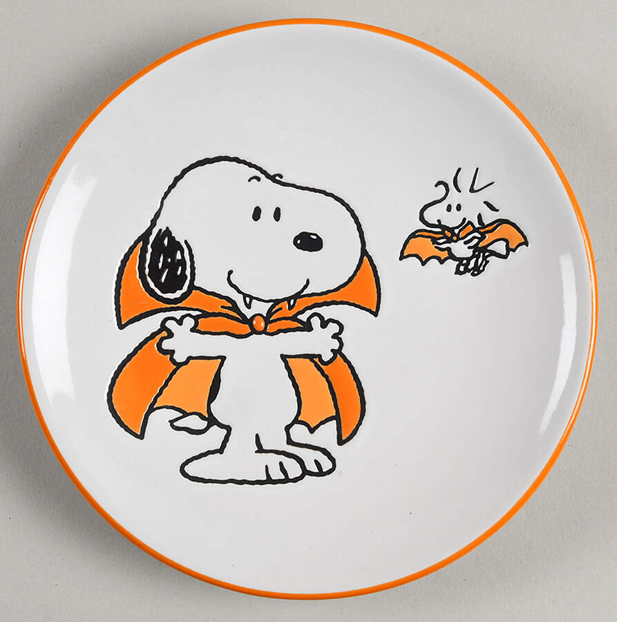 Peanuts Halloween Appetizer Plate by Zrike-1