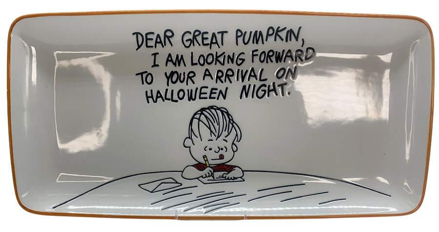 Peanuts Halloween Rectangular Tray by Zrike-1