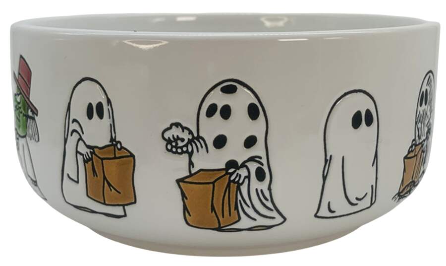 Peanuts Halloween 26 Oz Round Plastic Microwave Bowl & Vented Lid by Zrike-1
