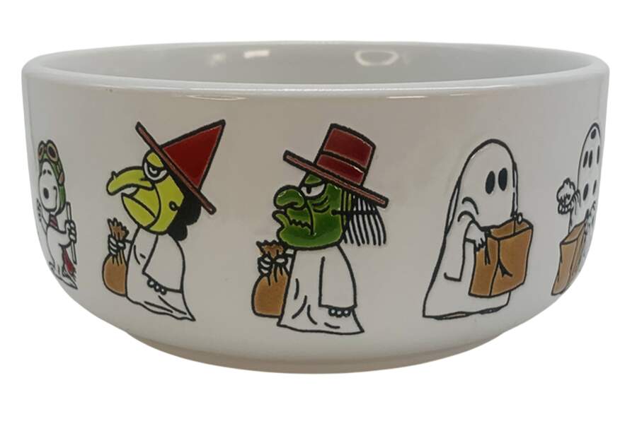 Peanuts Halloween 16 Oz Round Plastic Microwave Bowl & Vented Lid by Zrike-1