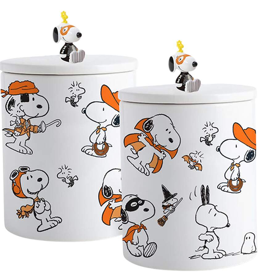 Peanuts Halloween Medium Canister & Lid by Zrike-1