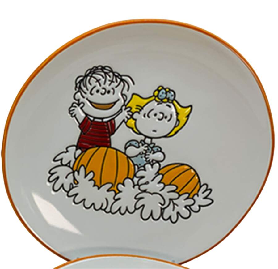 Peanuts Halloween Appetizer Plate by Zrike-1