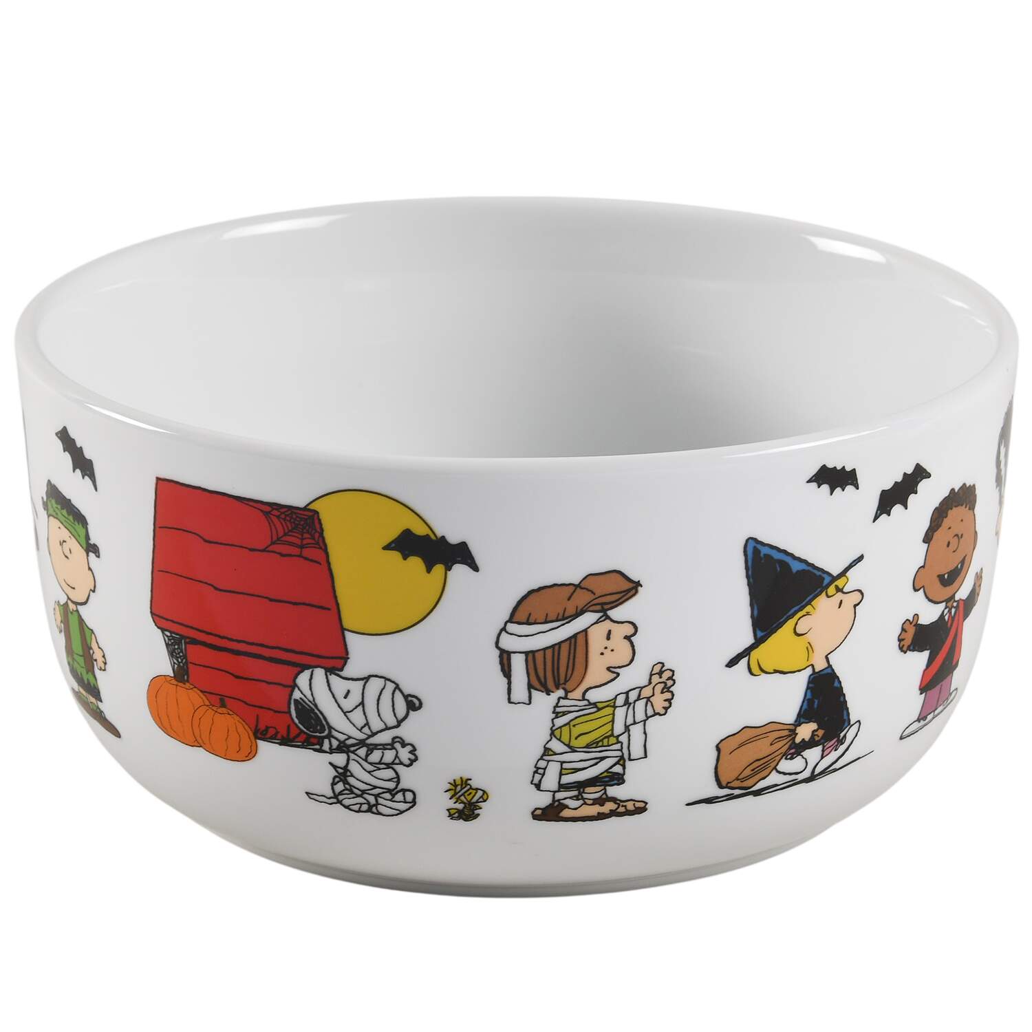 Peanuts Halloween 32 Oz Round Plastic Microwave Bowl No Vent Lid by Zrike-1