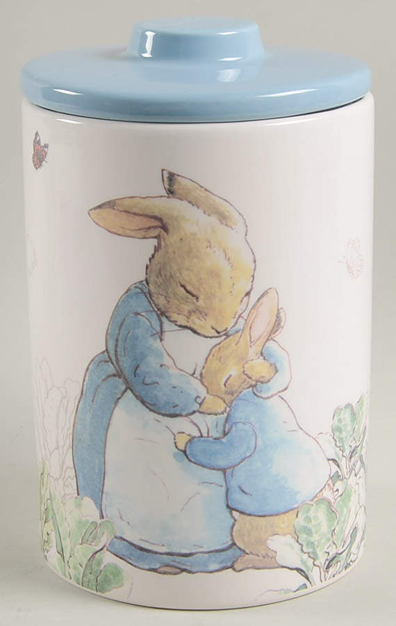 Peter Rabbit Classic Cookie Jar & Lid by Zrike-1