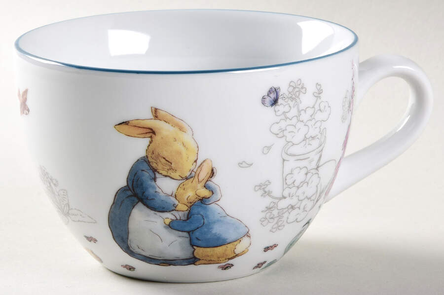 Peter Rabbit Classic Flat Cup by Zrike-1