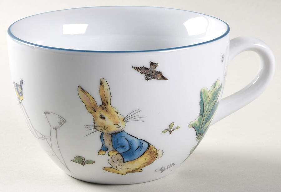 Peter Rabbit Classic Flat Cup by Zrike-1