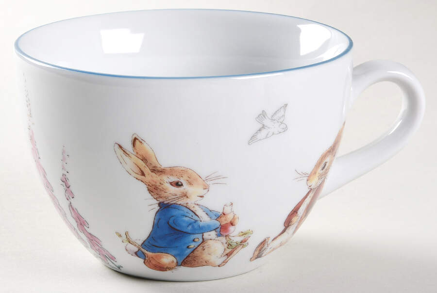 Peter Rabbit Classic Flat Cup by Zrike-1
