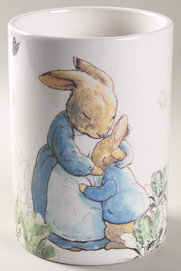 Peter Rabbit Classic Medium Canister No Lid by Zrike-1