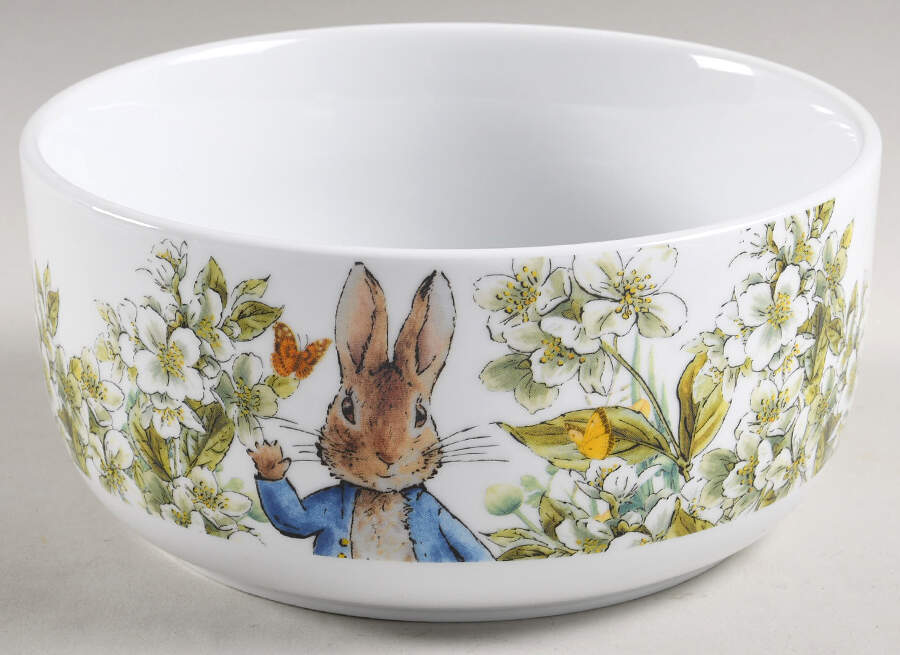 Peter Rabbit Classic 32 Oz Round Plastic Microwave Bowl No Vent Lid by Zrike-1