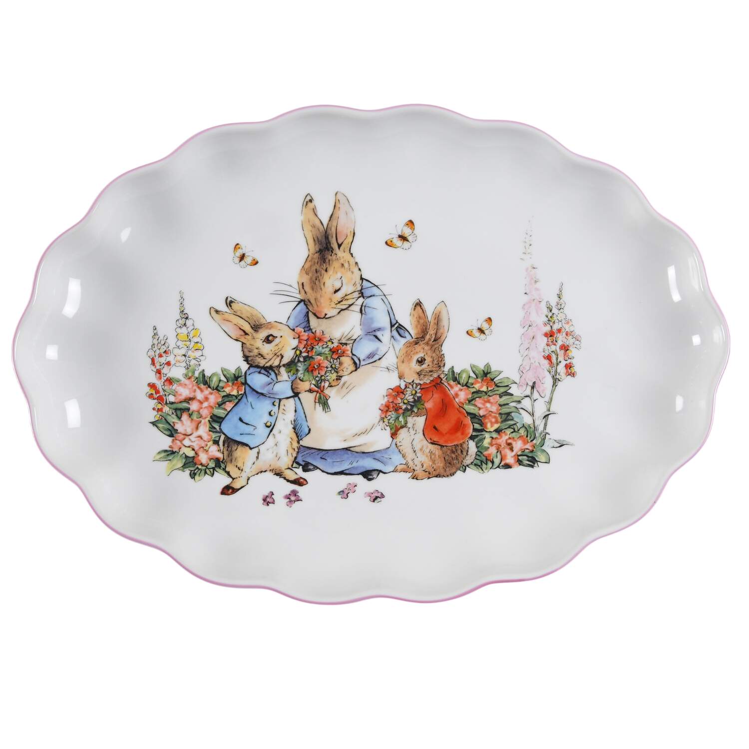 Peter Rabbit Classic 14" Oval Serving Platter by Zrike-1