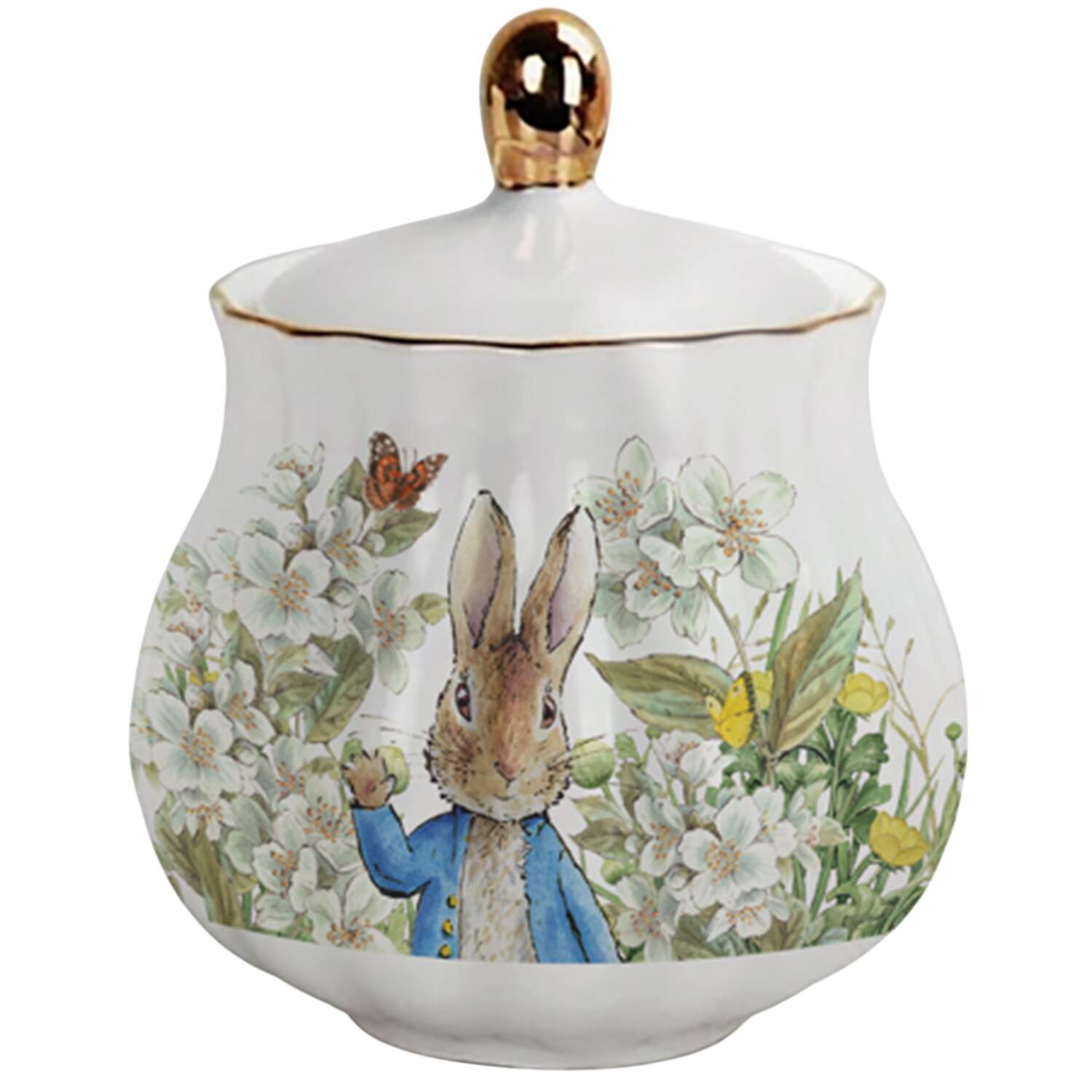 Peter Rabbit Classic Sugar Bowl & Lid by Zrike-1