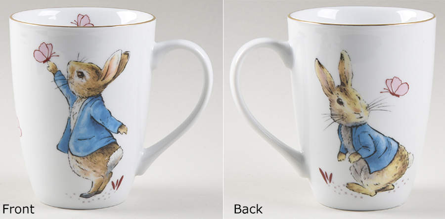 Peter Rabbit Gold Mug by Zrike-1