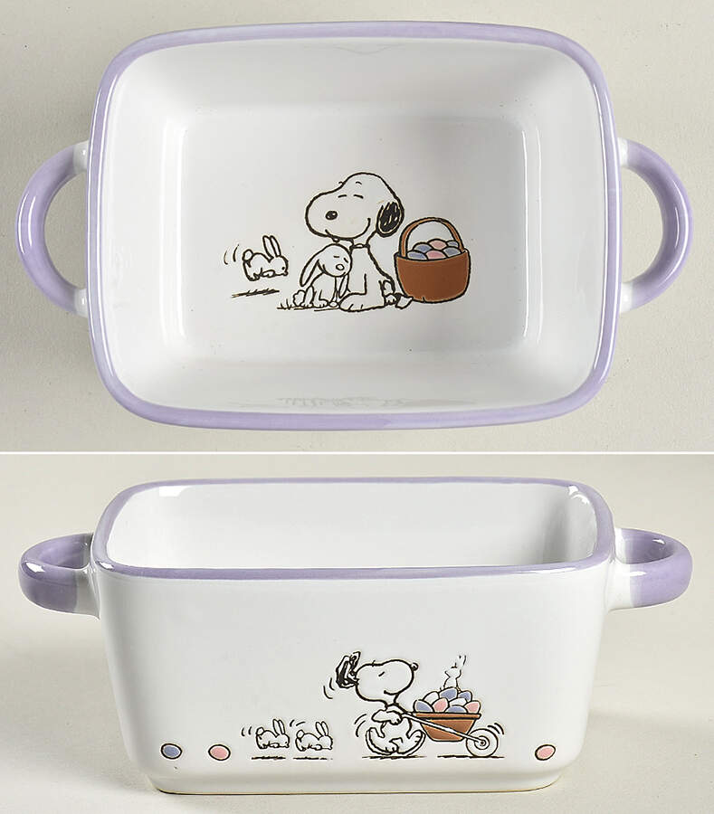 Peanuts Easter Mini Loaf Pan by Zrike-1