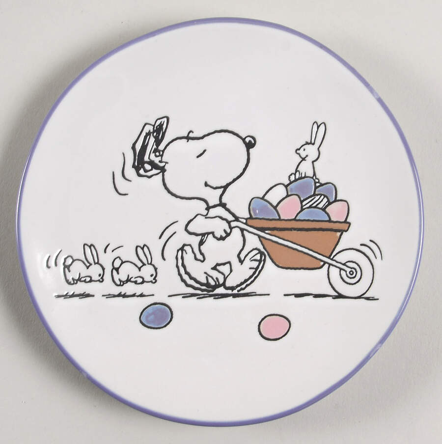 Peanuts Easter Appetizer Plate by Zrike-1