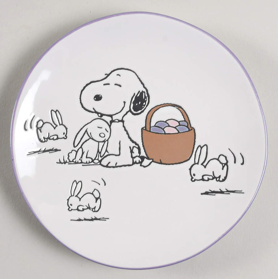 Peanuts Easter Appetizer Plate by Zrike-1