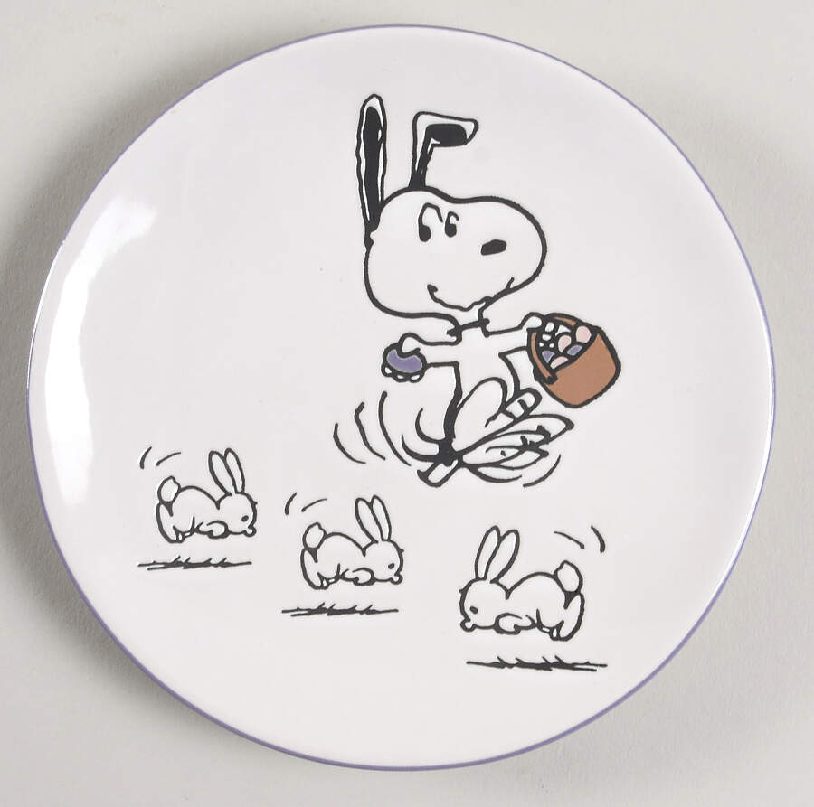 Peanuts Easter Appetizer Plate by Zrike-1
