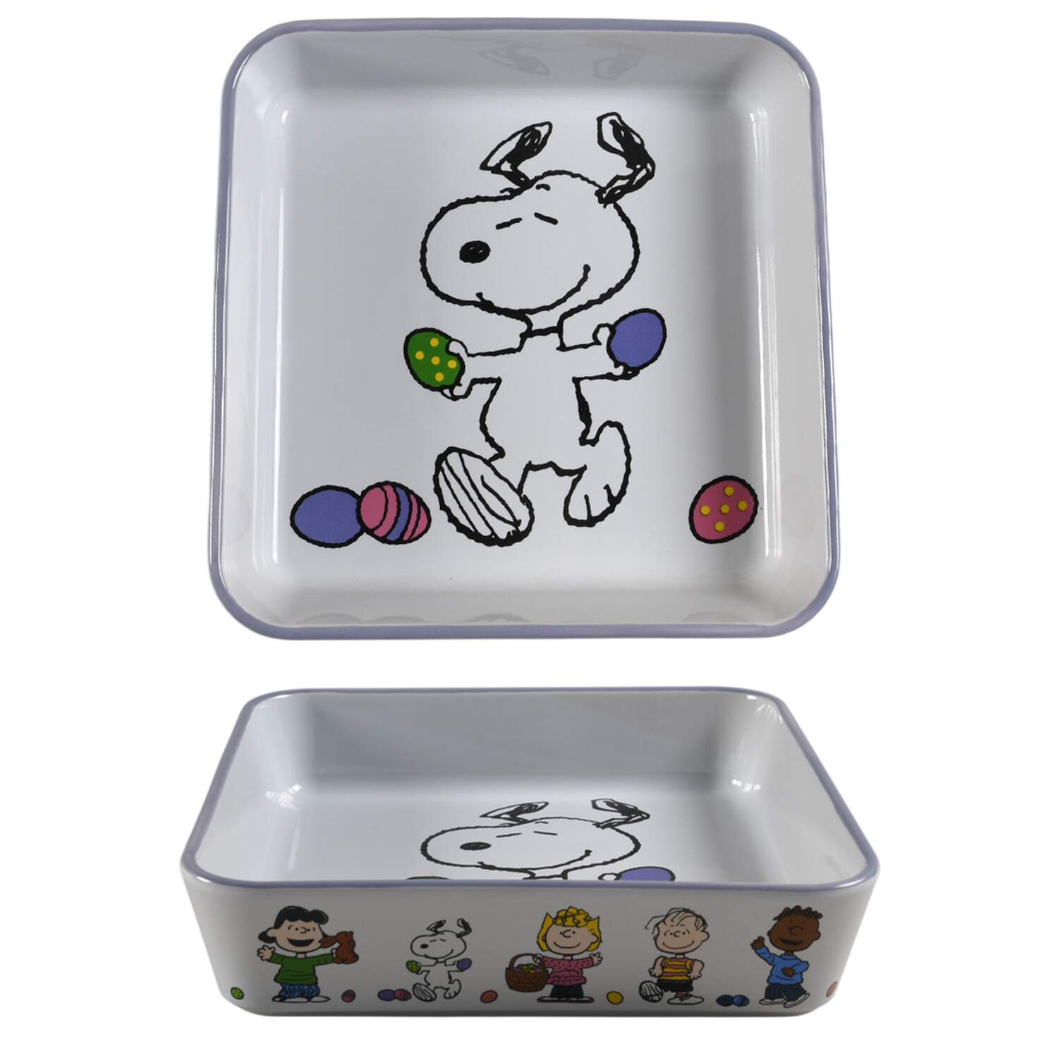 Peanuts Easter 9" Square Baker by Zrike-1