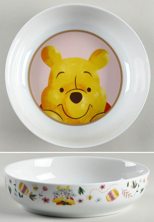 Winnie the Pooh (Miscellaneous) Individual Dinner Bowl by Zrike-1
