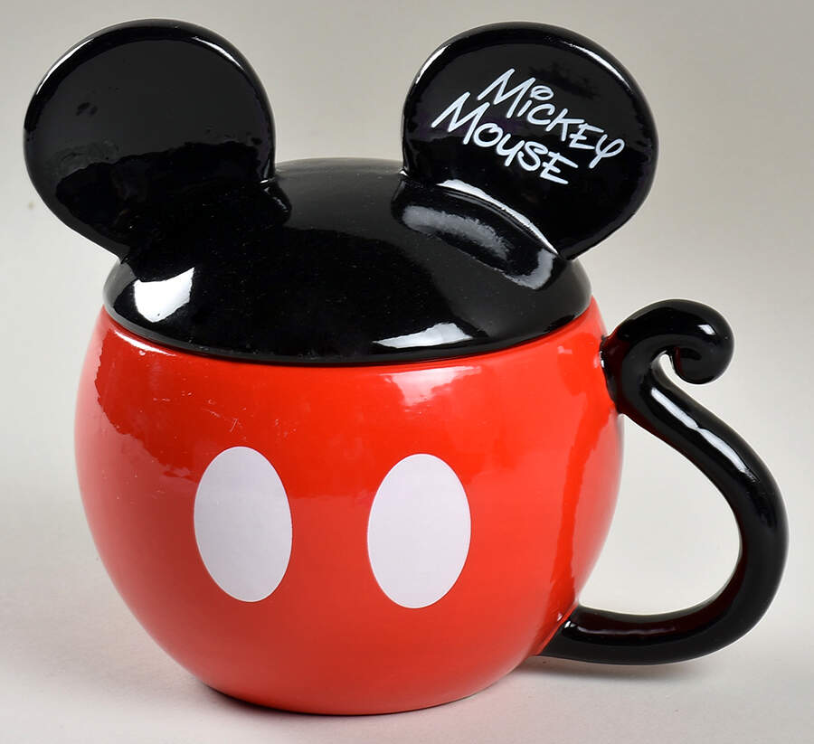 Mickey Mouse and Friends (Miscellaneous) Figural Mug & Lid by Zrike-1