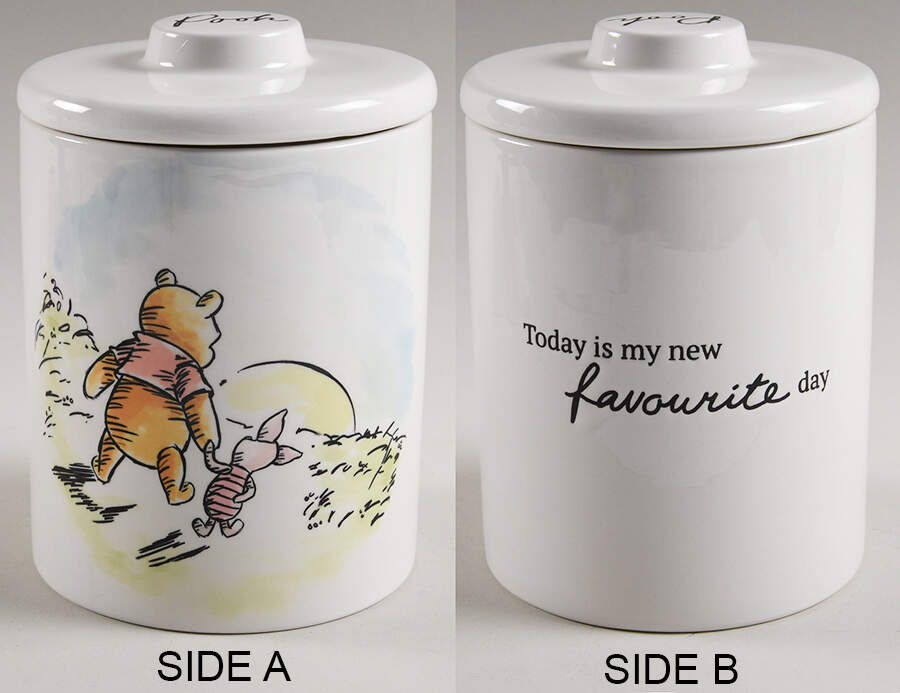 Winnie the Pooh 95 Years Exploring a Classic Small Canister & Lid by Zrike-1