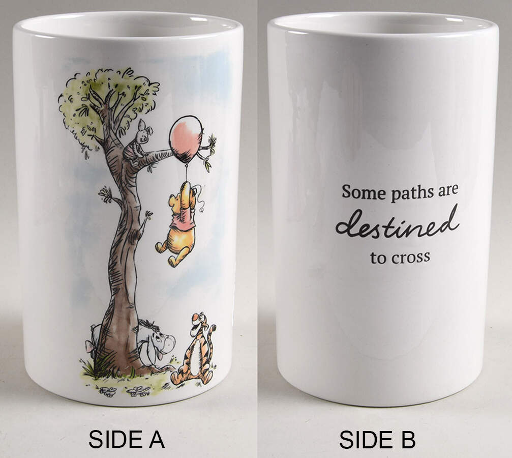 Winnie the Pooh 95 Years Exploring a Classic Large Canister No Lid by Zrike-1
