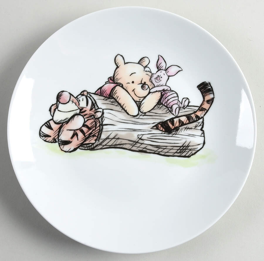 Winnie the Pooh 95 Years Exploring a Classic Salad Plate by Zrike-1