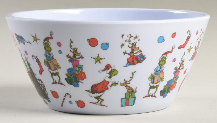 The Grinch (Miscellaneous) Melamine Coupe Cereal Bowl by Zrike-1