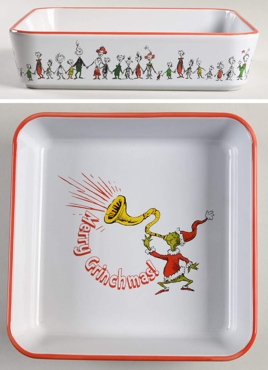 The Grinch (Miscellaneous) 9" Square Baker by Zrike-1
