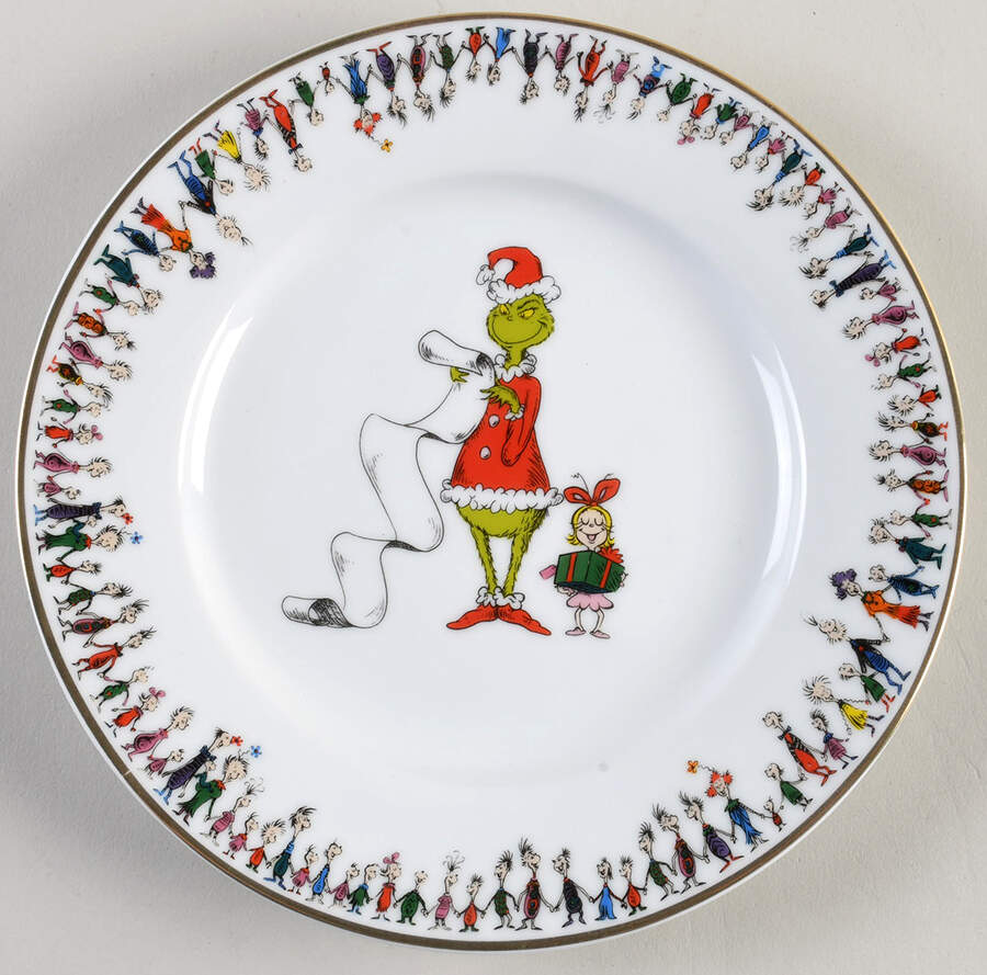 The Grinch (Miscellaneous) Salad Plate by Zrike-1