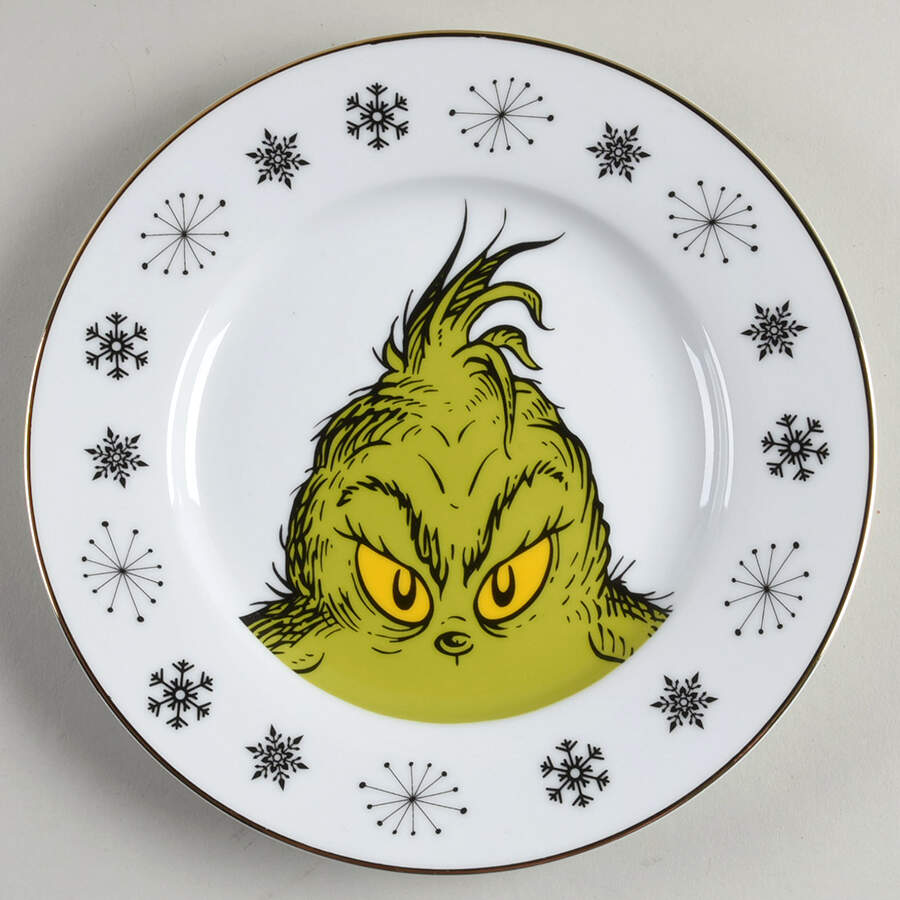 The Grinch (Miscellaneous) Salad Plate by Zrike-1
