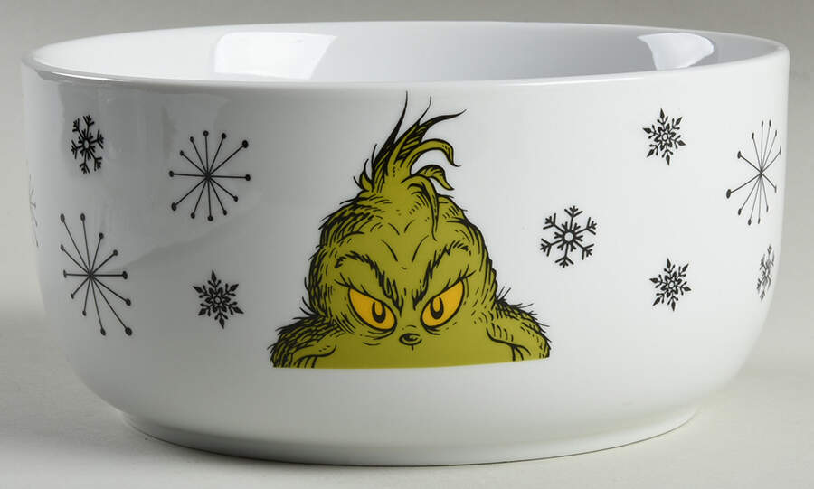 The Grinch (Miscellaneous) 32 Oz Round Plastic Microwave Bowl No Vent Lid by Zrike-1