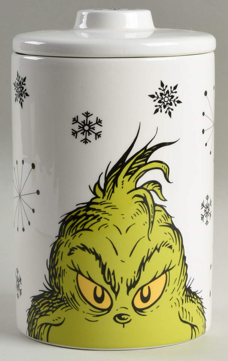 The Grinch (Miscellaneous) Cookie Jar & Lid by Zrike-1