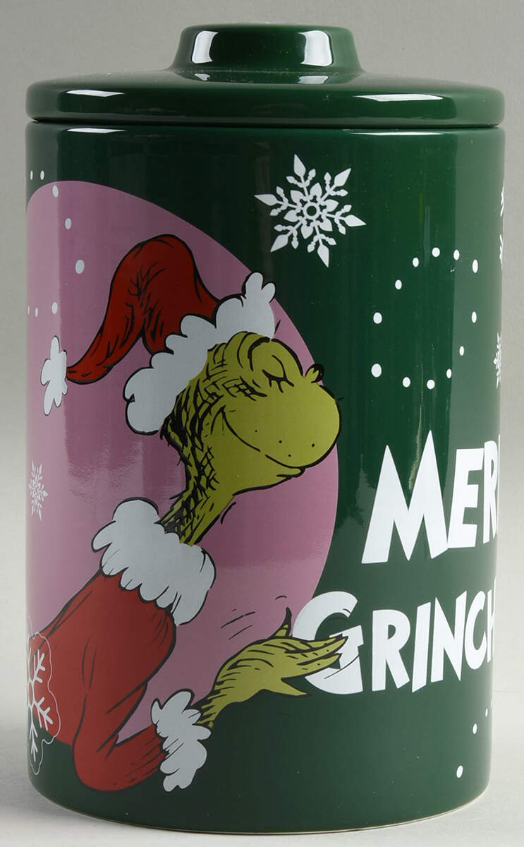 The Grinch (Miscellaneous) Cookie Jar & Lid by Zrike-1
