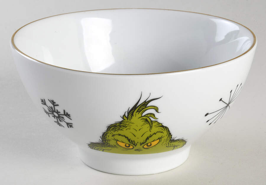 The Grinch (Miscellaneous) Soup/Cereal Bowl by Zrike-1